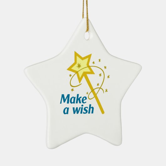 MAKE A WISH KERAMISCH ORNAMENT (Rechts)
