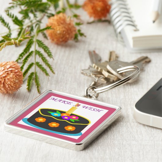 MAKE A WISH SLEUTELHANGER (Zijkant)