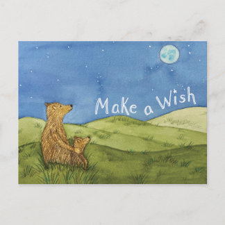 Make A Wish Stargazing Postcard Briefkaart