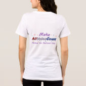 Make All Votes Count T-shirts (Achterkant)