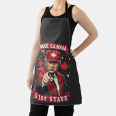 Make America 51e Staat Canadese Amerikaan Schort (Insitu)