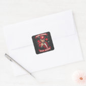 Make America 51e Staat Canadese Amerikaan  Vierkante Sticker (Envelop)