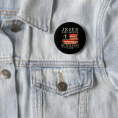 Make America Believe Again 2024 Patriottisch 4e va Ronde Button 5,7 Cm (In situ)