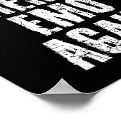 Make America Emo Again Grappig Goth Geschenk Idee Poster (Hoek)