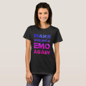 Make America Emo Again Pastel Goth T-shirt (Voorkant volledig)