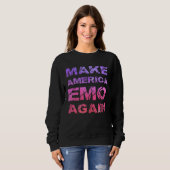 Make America Emo Again  Pastel Goth Trui (Voorkant volledig)
