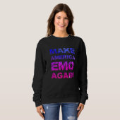 Make America Emo Again Pastel Goth Trui (Voorkant volledig)