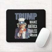 Make America Fearless Again Pro Trump Republikein Muismat (Met muis)