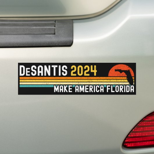 Make America Florida Ron DeSantis 2024 Bumpersticker (Op auto)