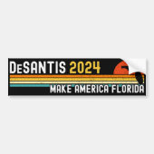 Make America Florida Ron DeSantis 2024 Bumpersticker (Voorkant)