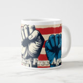 Make America Free Again Kunstwerk Grote Koffiekop (Voorkant rechts)