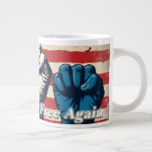 Make America Free Again Kunstwerk Grote Koffiekop (Rechts)