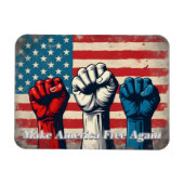 Make America Free Again Kunstwerk Magneet (Horizontaal)