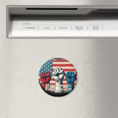 Make America Free Again Kunstwerk Magneet (Insitu (Vaatwasser))