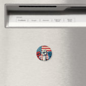 Make America Free Again Kunstwerk Magneet (Insitu (Vaatwasser))