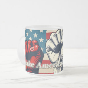Make America Free Again Kunstwerk Matglas Koffiemok