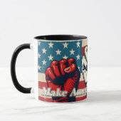 Make America Free Again Kunstwerk Mok (Links)