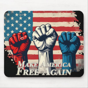 Make America Free Again Kunstwerk Muismat