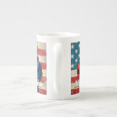 Make America Free Again Kunstwerk Porselein Kop (Achterkant)