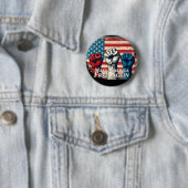Make America Free Again Kunstwerk Ronde Button 5,7 Cm (In situ)