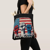 Make America Free Again Kunstwerk Tote Bag (Dichtbij)