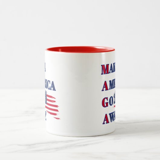 Make America Go Away - MAGA PUN grappige mok Veren (Center)
