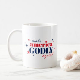 Make America Godly Again Patriottisch Koffiemok