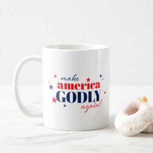 Make America Godly Again Patriottisch Koffiemok