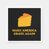 Make America Grate Again Cheese Trump Servet (Voorkant)