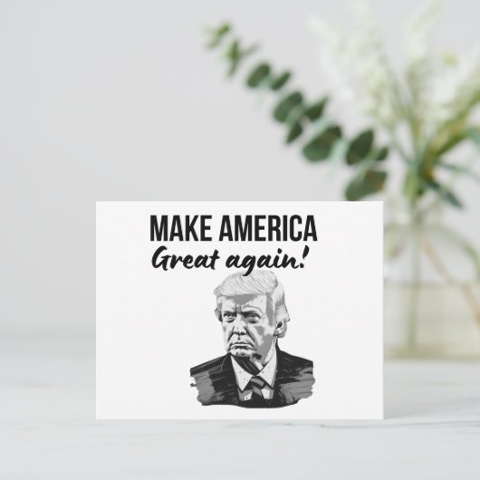 Make America Great Again 2024 Briefkaart (Staand voorkant)