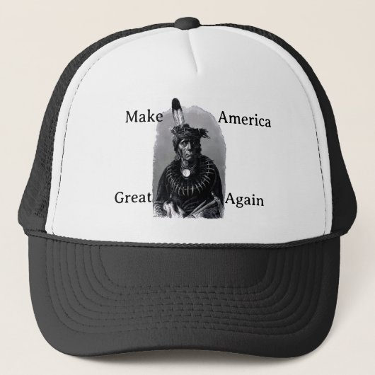 Make America Great Again Trucker Hat Trucker Pet (Voorkant)