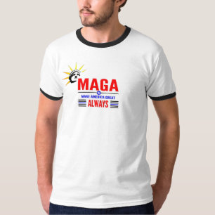 Make America Great ALWAYS - Ringer T-shirt
