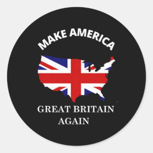 Make America Great Britain Again Verenigd Koninkri Ronde Sticker