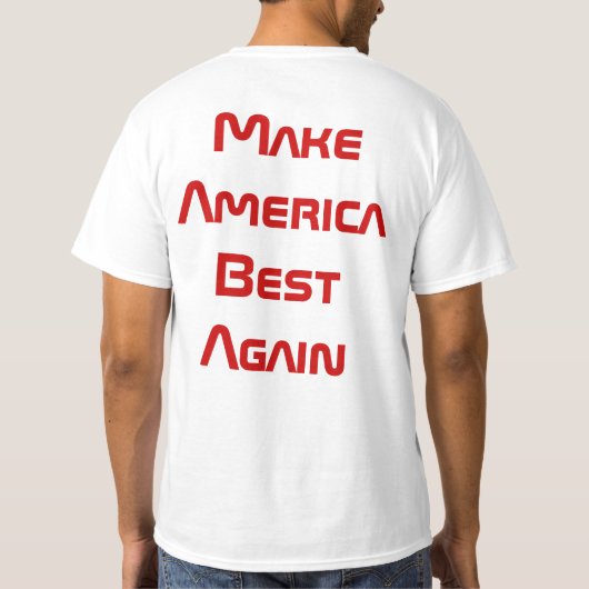 Make America Great T-shirt (Achterkant)