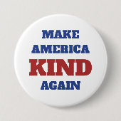 Make America Kind Again 4th of July Ronde Button 7,6 Cm (Voorkant)