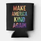 Make America Kind Again Regenboog LGBTQ Gay Blikjeskoeler (Voorkant)