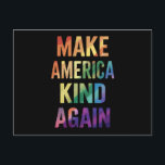 Make America Kind Again Regenboog LGBTQ Gay Briefkaart<br><div class="desc">Make America Kind Again Regenboog LGBTQ Gay</div>