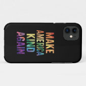 Make America Kind Again Regenboog LGBTQ Gay Case-Mate iPhone Case (Achterkant (horizontaal))