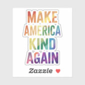 Make America Kind Again Regenboog LGBTQ Gay Sticker (Vel)