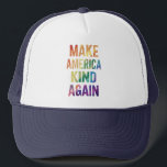 Make America Kind Again Regenboog LGBTQ Gay Trucker Pet<br><div class="desc">Make America Kind Again Regenboog LGBTQ Gay</div>