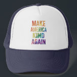 Make America Kind Again Regenboog LGBTQ Gay Trucker Pet<br><div class="desc">Make America Kind Again Regenboog LGBTQ Gay</div>