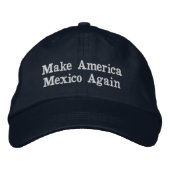 Make America Mexico Again Geborduurde Pet (Voorkant)