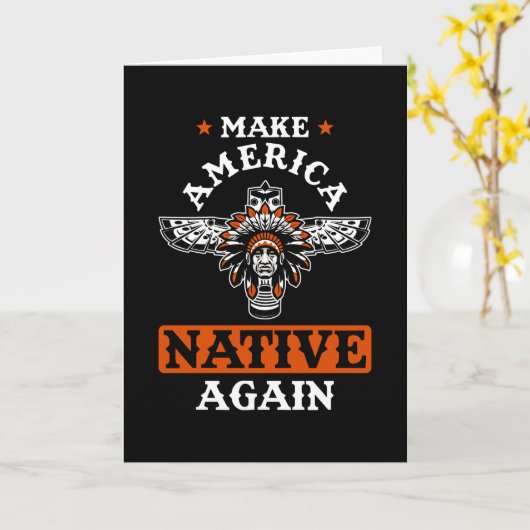 Make America Native again Kaart (Gele Bloem)