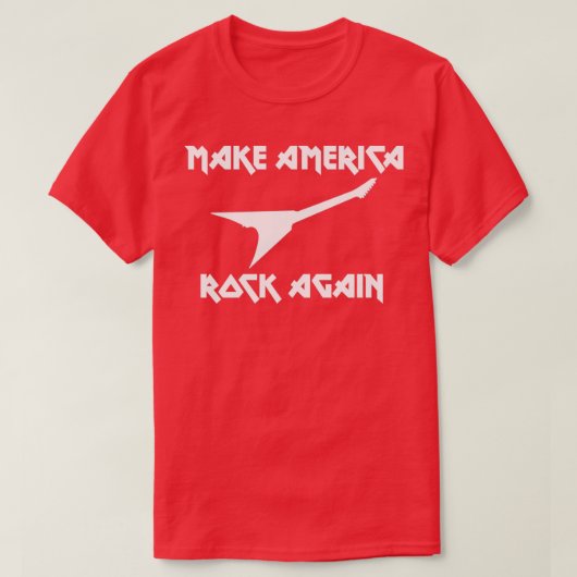 Make America Rock Again T-shirt (Design voorkant)