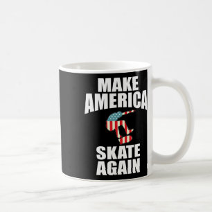 Make America Skate Again Skateboardliefhebber Spor Koffiemok