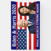 Make America Strong Again beroemd gemaakt door Bid Spandoek (Verticaal)