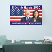 Make America Strong Again Biden en Harris 2020 Spandoek (Beurs)