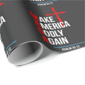 Make Amerika Goddelijk Again Trump Inauguratie Mag Cadeaupapier (Rol Hoek)
