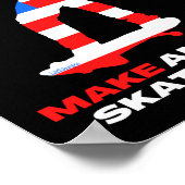 MAKE AMERIKA SCHAATS OPNIEUW, 50-50 mg, gerind edi Poster (Hoek)