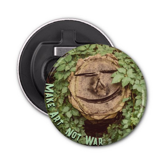 "Make Art" flesopener Button Flesopener (Voorkant)